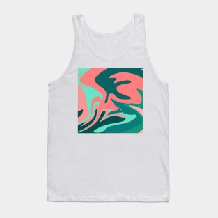 Minimalistic pattern symbiosis colours Tank Top